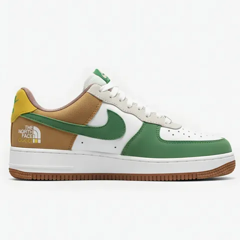 Nike Air Force 1 — Green - Orange (TNF Style)